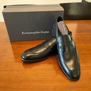 Zegna Black Loafers